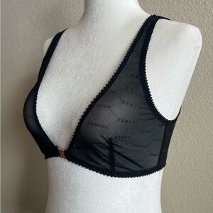 Savage X Fenty "Flocked Logo Bralette" 🖤